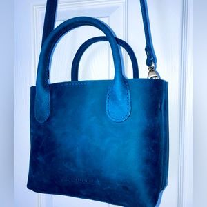 Portland Leather Goods Deep Water Raindrop Crossbody
